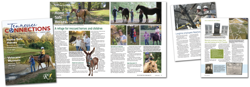 Cover story of 2025 Spring edition for Ripley Power & Light.