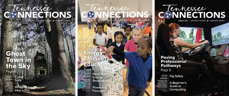 Three examples of recent Tennessee Connections covers.