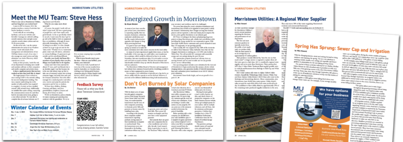 Examples of staff featured inside Tennessee Connections.