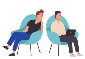 A man notices the public power website a friend is viewing isn't optimized