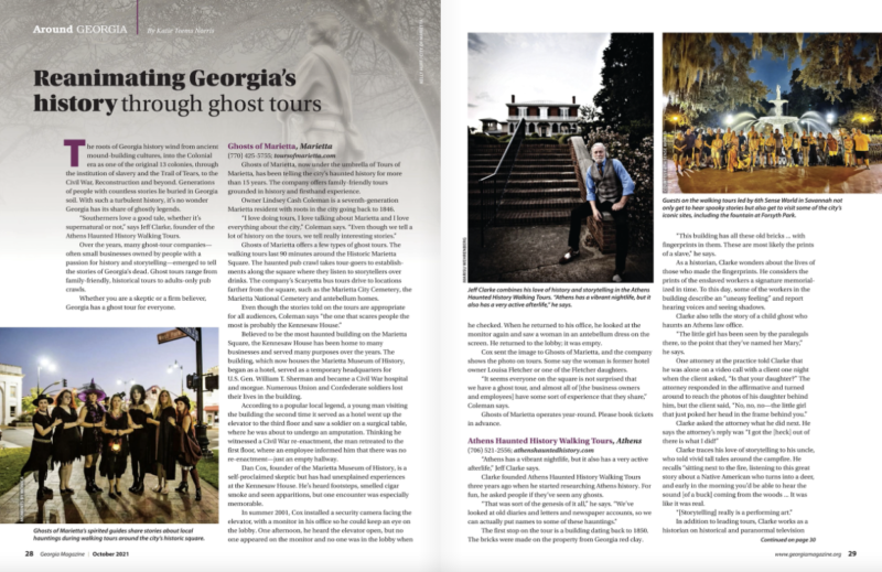 Georgia Magazine Story Written by Katie