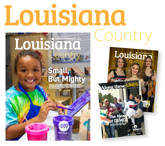 Louisiana Country Magazine covers