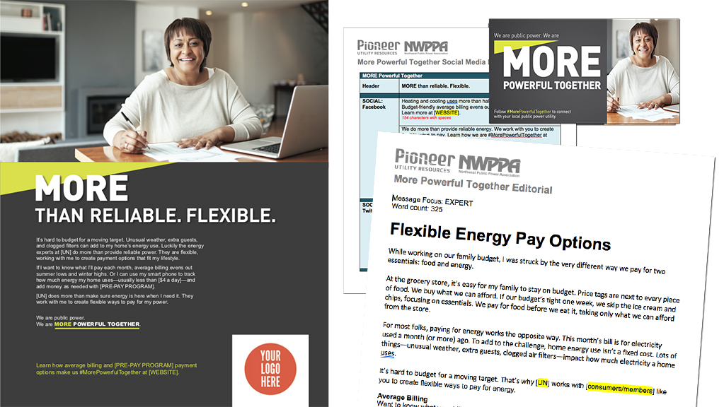 more powerful together print materials