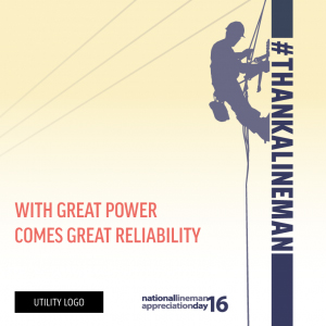 with great power comes great reliability custom image of lineman
