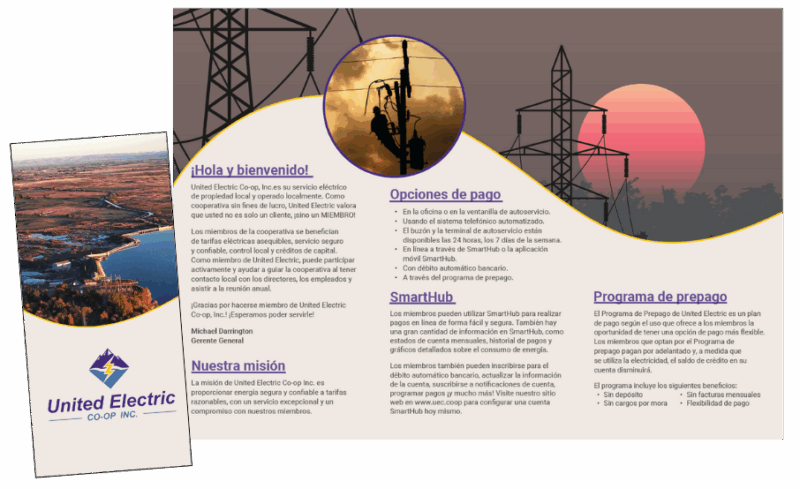 Welcome guide in Spanish