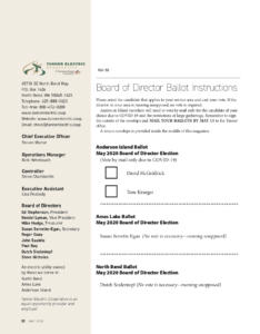 ballot back page magazine example
