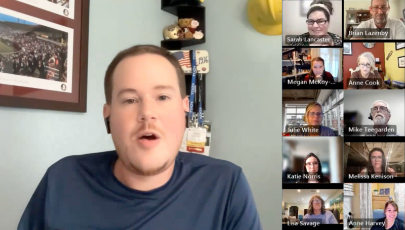 image from a Teams brainstorm meeting,