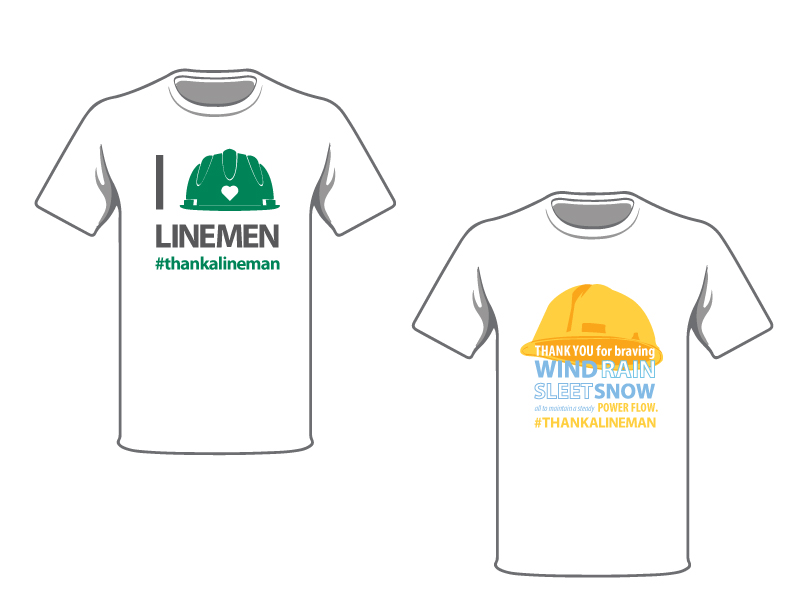lineman appreciation t-shirt designs