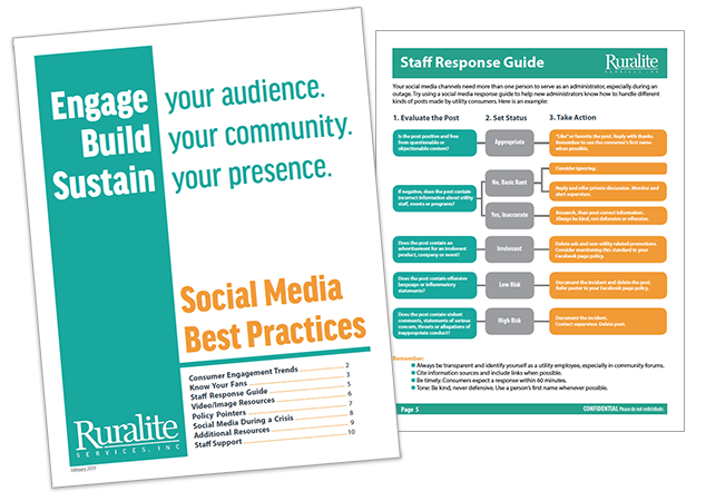 Sample pages from Social Media Best Practices