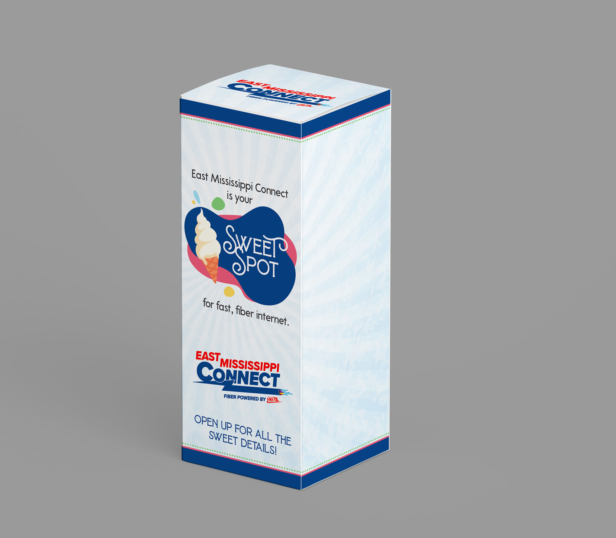 East Mississippi Connect is your sweet spot for fast, fiber internet. East Mississippi Connect. Fiber powered by EMEPA. Open up for all the sweet details!